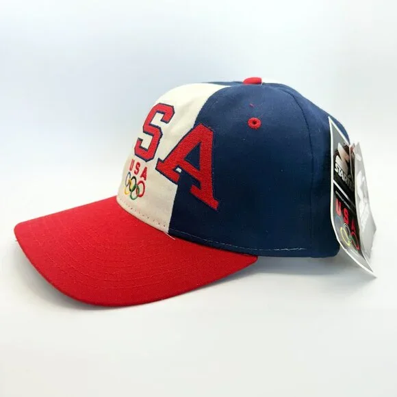 NWT VNTG Starter USA Olympic Team Snapback Hat 1996